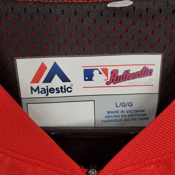 Majestic MLB Cincinnati Reds Batting Practice Jersey Size Large NWOT Baseball - Picture 3 of 14